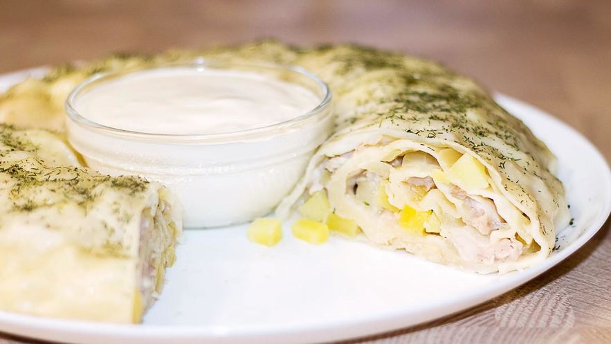 Рецепт ханумы с фаршем и картошкой