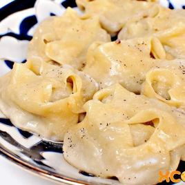 Рецепт Мантов на пару