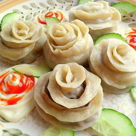 Рецепт Мантов-розочек