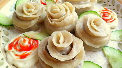 Рецепт Мантов-розочек