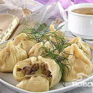 Рецепт Мантов с бараниной