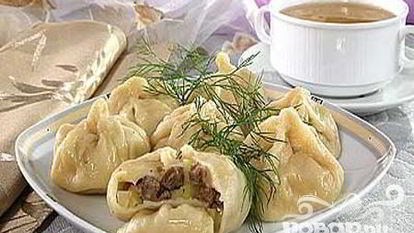 Рецепт Мантов с бараниной