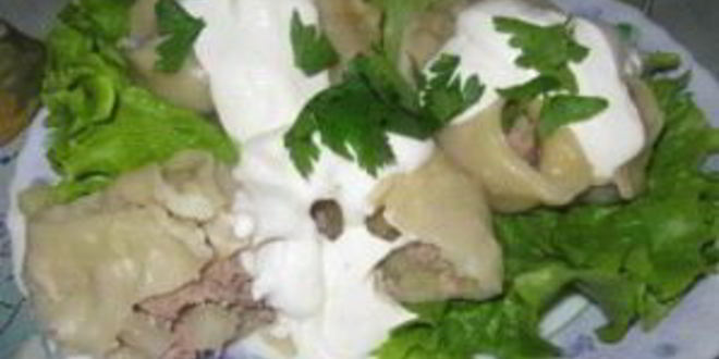 Рецепт мантов с грибами и картошкой