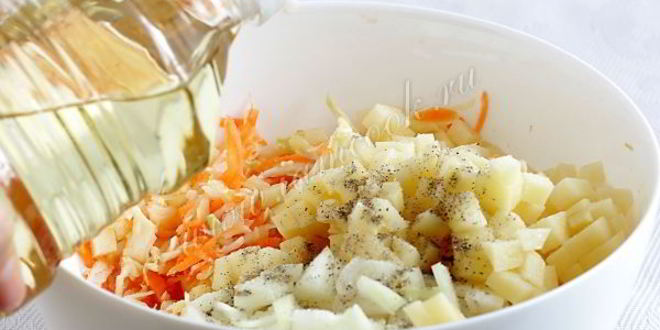 Рецепт мантов с капустой и картофелем