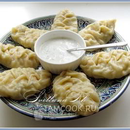 Рецепт Мантов с картошкой