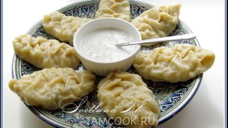 Рецепт мантов с картошкой