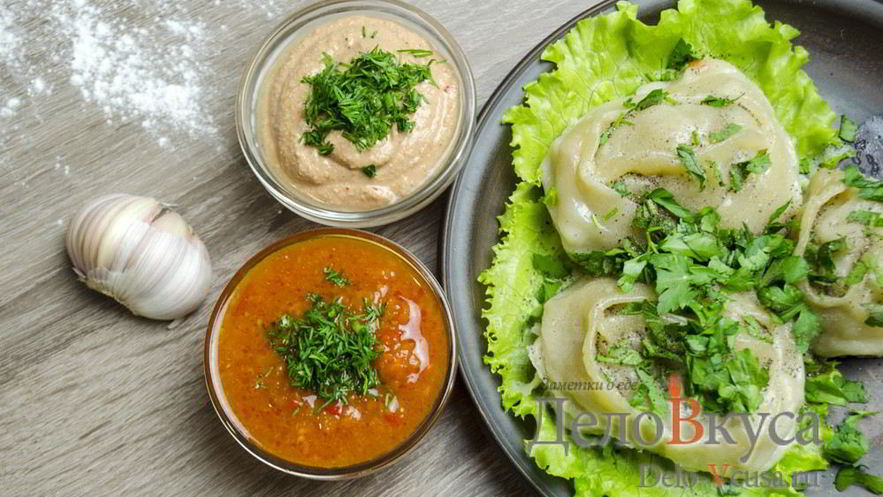 Рецепт мантов с мясом и тыквой в мультиварке