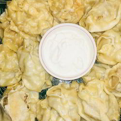 Рецепт Мантов с мясом и тыквой