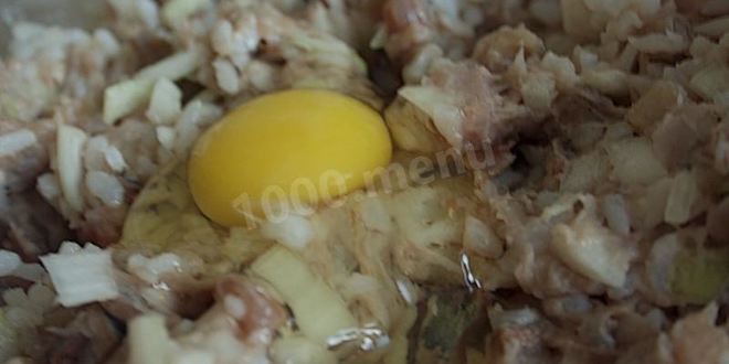 Рецепт мантов с рыбой и рисом