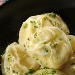 Рецепт Мантов с творогом и карри