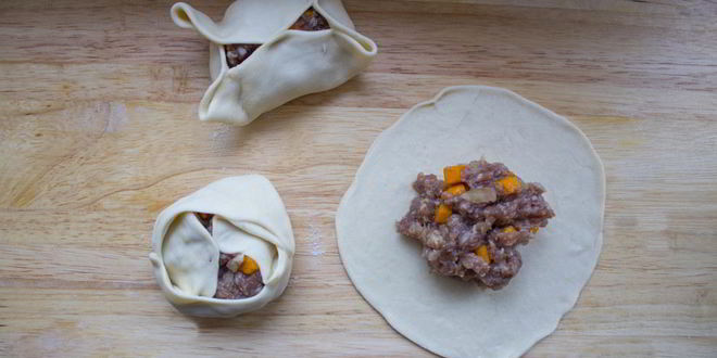 Рецепт мантов с тыквой