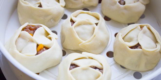 Рецепт мантов с тыквой