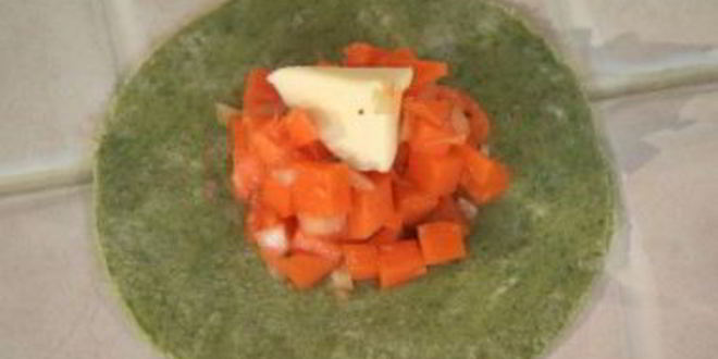 Рецепт мантов с зеленью