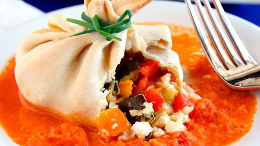 Рецепт овощных мантов