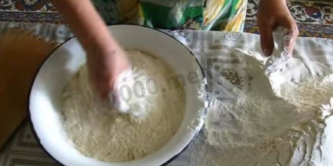 Рецепт теста на манты на воде