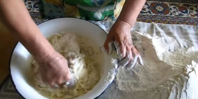 Рецепт теста на манты на воде