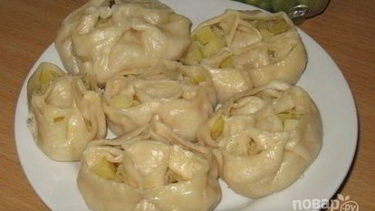 Рецепт Вегетарианских мантов