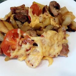 Рецепт Картофеля по-французски на сковороде