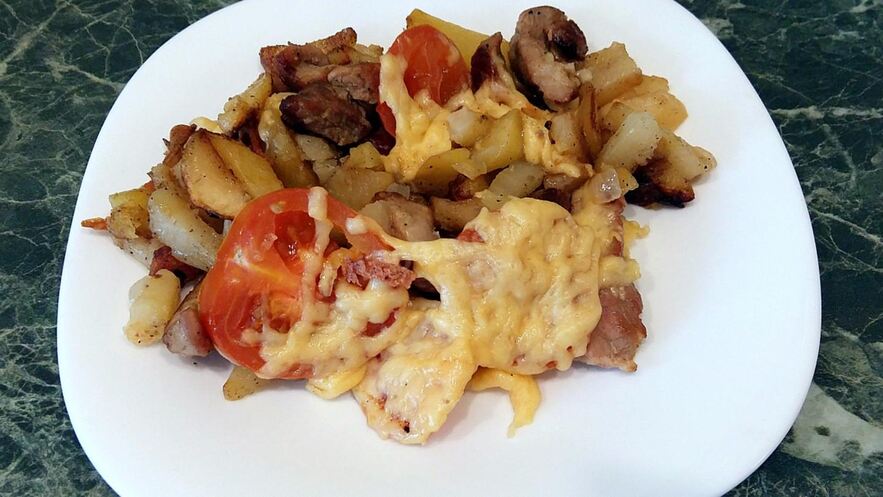 Рецепт картофеля по-французски на сковороде