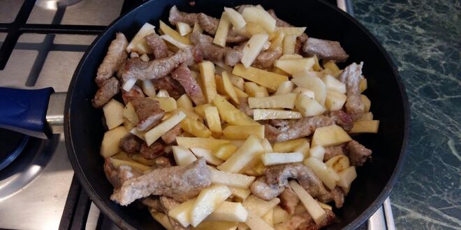 Рецепт картофеля по-французски на сковороде