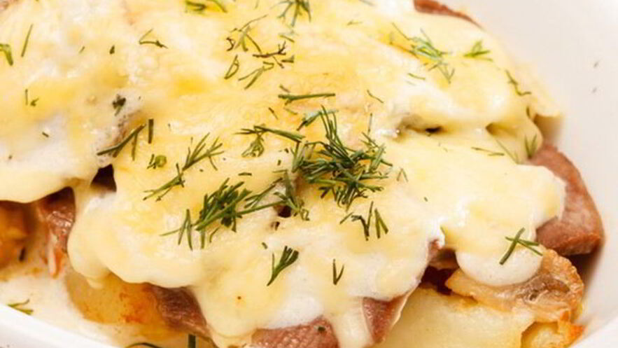 Рецепт курицы по-французски с картофелем