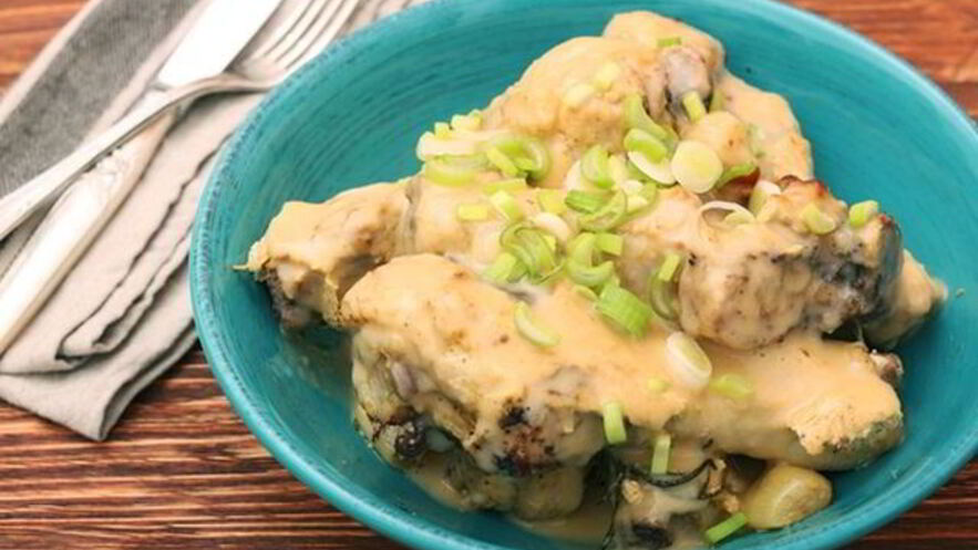 Рецепт курицы в сливочном соусе по-французски