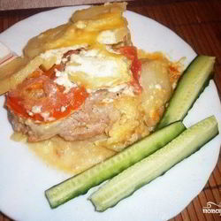 Рецепт Мяса по-французски без духовки