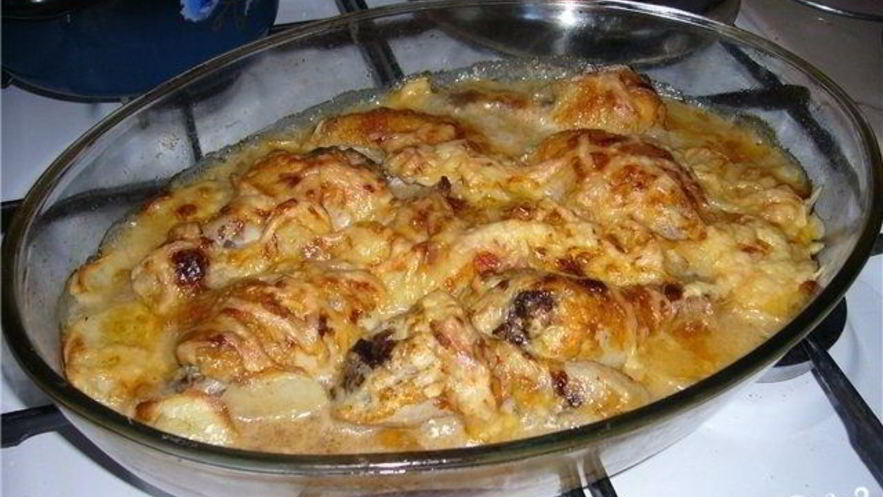 Рецепт мяса по-французски из куриных ножек