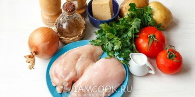 Рецепт мяса по-французски из курицы