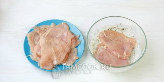 Рецепт мяса по-французски из курицы