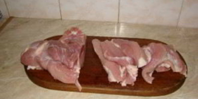 Рецепт мяса по-французски с ананасом