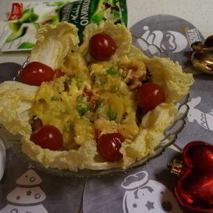 Рецепт Мяса по-французски с грибами и помидорами