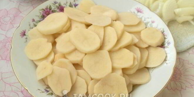 Рецепт мяса по-французски с картофелем