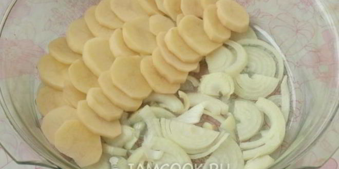 Рецепт мяса по-французски с картофелем