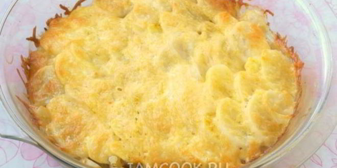 Рецепт мяса по-французски с картофелем