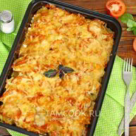 Рецепт Мяса по-французски с картошкой и помидорами