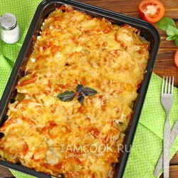 Рецепт Мяса по-французски с картошкой и помидорами