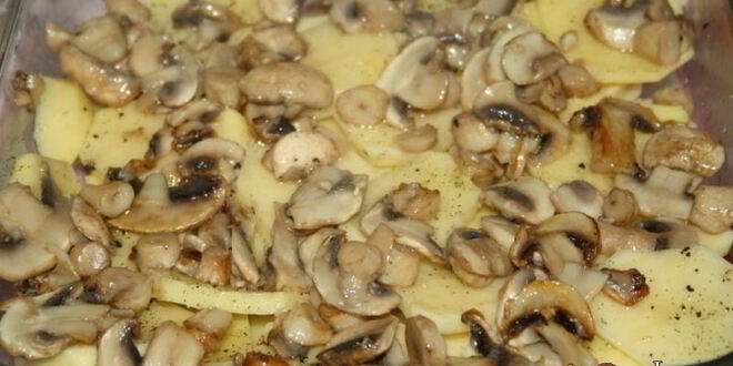 Рецепт мяса по-французски с шампиньонами