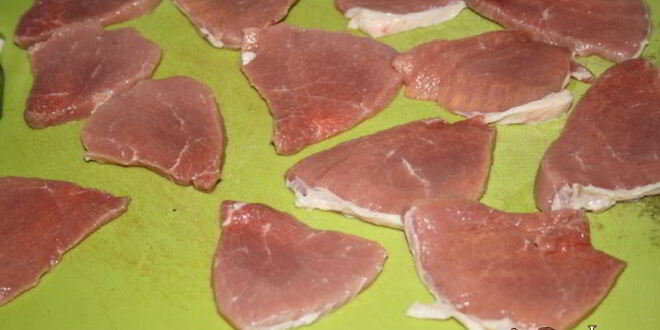 Рецепт мяса по-французски с шампиньонами