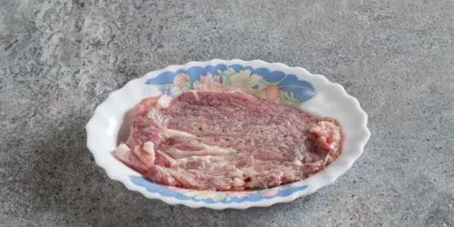 Рецепт мяса по-французски в микроволновке