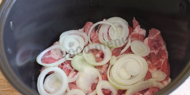 Рецепт мяса по-французски в мультиварке с картофелем