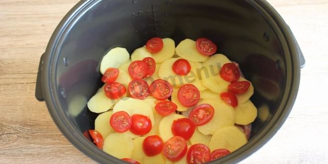 Рецепт мяса по-французски в мультиварке с картофелем