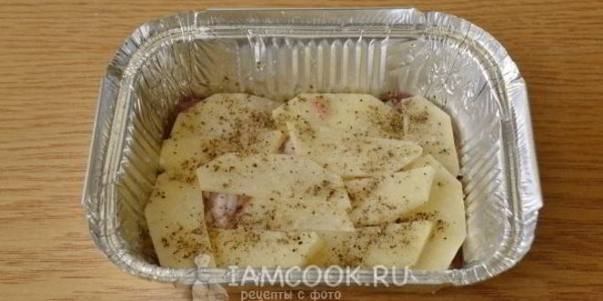 Рецепт свинины по-французски в духовке