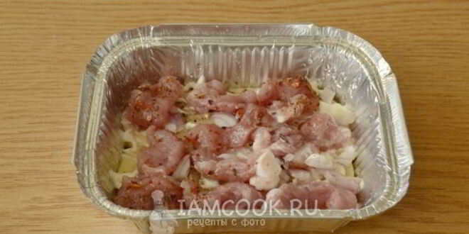 Рецепт свинины по-французски в духовке