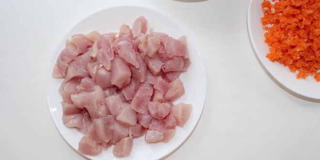 Рецепт булгура с овощами и куриным филе