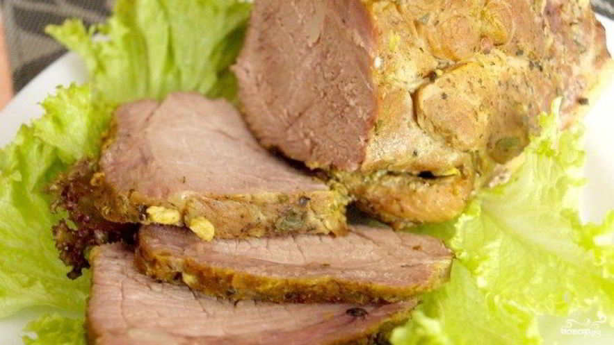 Рецепт буженины, вареной в пакете