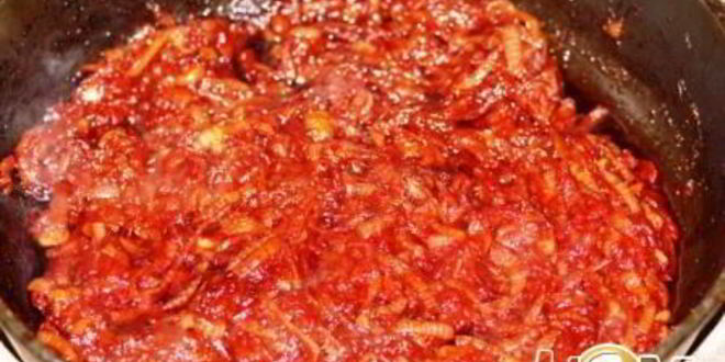 Рецепт говядины в кисло-сладком томатном соусе