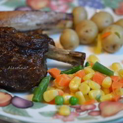 Рецепт Говяжьих ребрышек в духовке