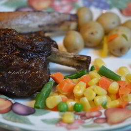 Рецепт Говяжьих ребрышек в духовке