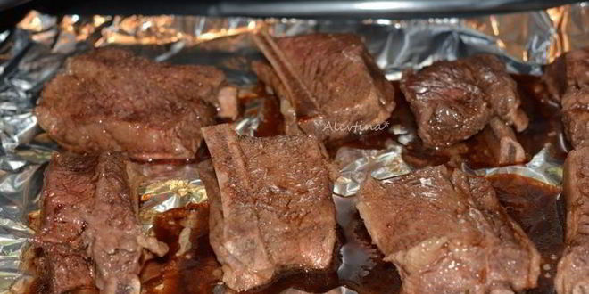 Рецепт говяжьих ребрышек в духовке